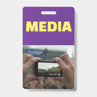 Tarjeta De Identificación Medalla de medios