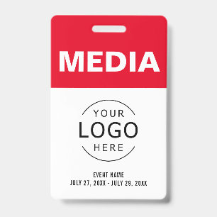 Tarjeta De Identificación Media All Access Pasa tu Propio Id. de evento de l