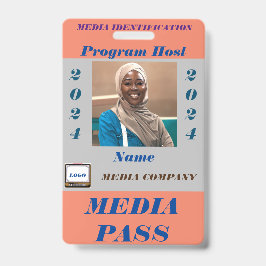Tarjeta De Identificación Media Pass
