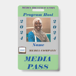 Tarjeta De Identificación Media Pass