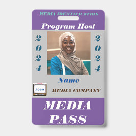 Tarjeta De Identificación Media Pass
