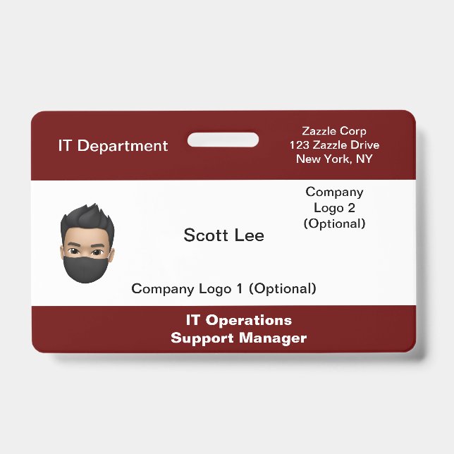 Tarjeta de identificación médica (Front)