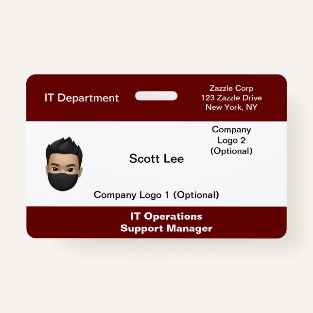 Tarjeta de identificación médica (Anverso)