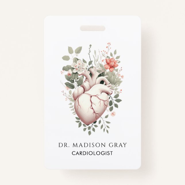 Tarjeta De Identificación Médica cardiólogo (Anverso)