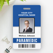 Tarjeta de identificación médica de emergencia par
