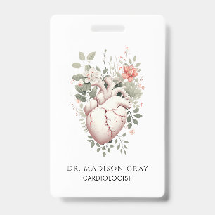 Tarjeta De Identificación Médico cardiólogo