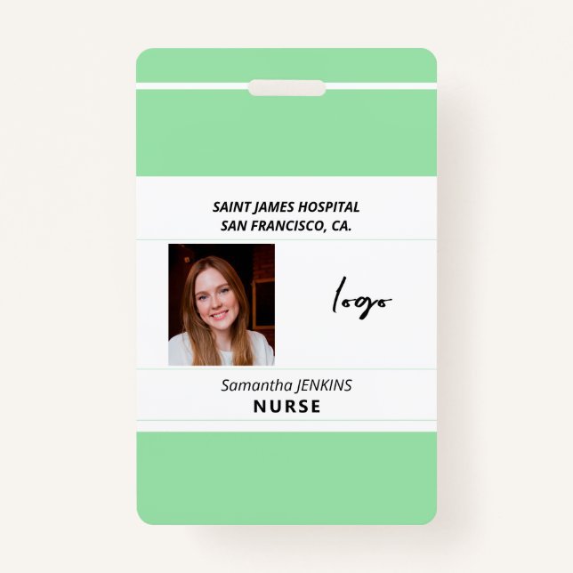 Tarjeta De Identificación MÉDICO de identificación (Anverso)