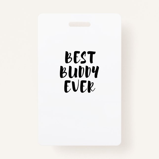 Tarjeta De Identificación mejor amigo (Anverso)