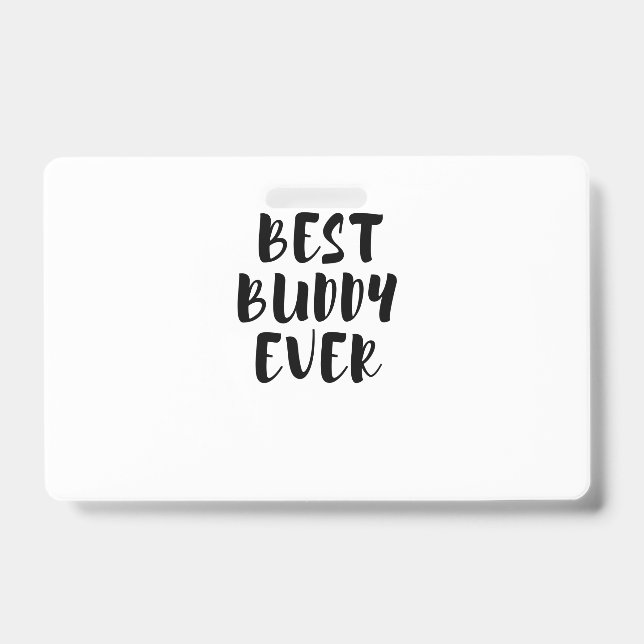 Tarjeta De Identificación mejor amigo (Anverso)