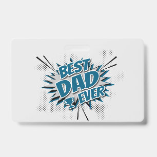 Tarjeta De Identificación Mejor Papá del Mundo