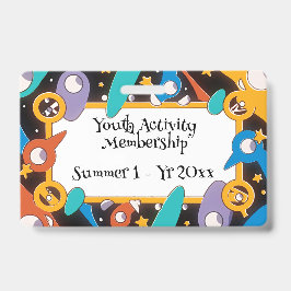 Tarjeta De Identificación Membresía de campamento de actividades juveniles