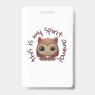 Tarjeta De Identificación Mi animal espiritual