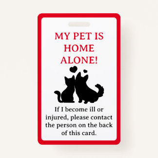 Tarjeta De Identificación Mi Mascota, Dog es un distintivo para la cadena de