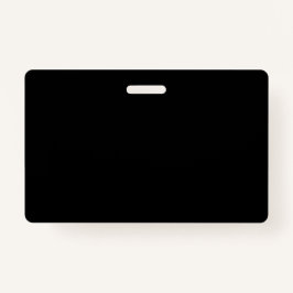 Tarjeta De Identificación Minimalist Black Cat Silhouette