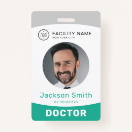 Tarjeta De Identificación Moderm personalizado foto y nombre del empleado