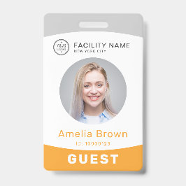 Tarjeta De Identificación Moderm personalizado foto y nombre del empleado