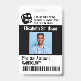 Tarjeta de identificación moderna personalizada de