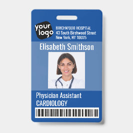 Tarjeta de identificación moderna personalizada de