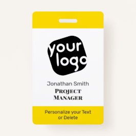 Tarjeta De Identificación Moderno distintivo de identificación de conferenci