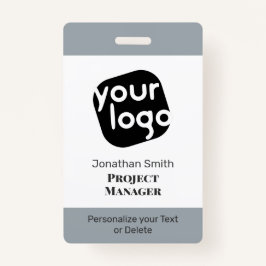 Tarjeta De Identificación Moderno distintivo de identificación de conferenci