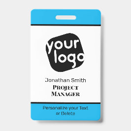 Tarjeta De Identificación Moderno distintivo de identificación de conferenci