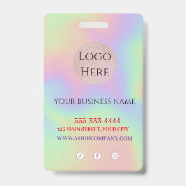 Tarjeta De Identificación Moderno escaneado