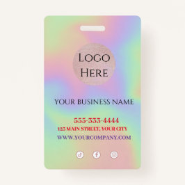 Tarjeta De Identificación Moderno escaneado