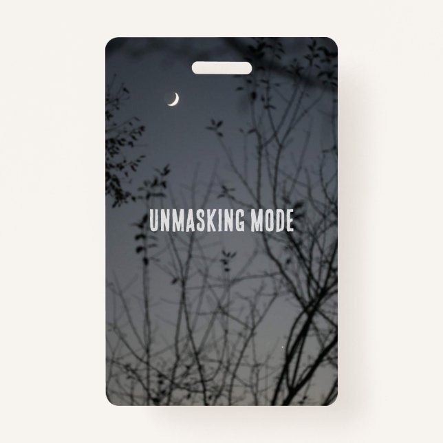 Tarjeta De Identificación Modo de desenmascaramiento (Anverso)