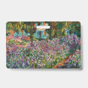 Tarjeta De Identificación Monet The Artist's Garden at Giverny