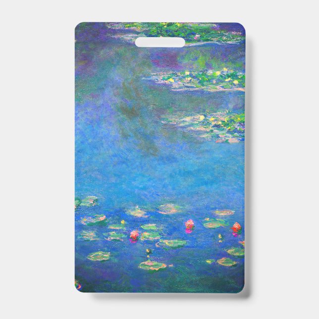 Tarjeta De Identificación Monet Water Lilies 1906 (Parte frontal)