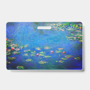 Tarjeta De Identificación Monet Water Lilies 1906