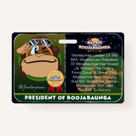 TARJETA DE IDENTIFICACIÓN MONKEYMAN BAF