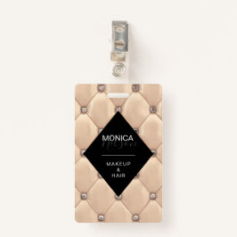 Tarjeta De Identificación monograma lujoso