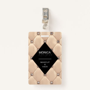 Tarjeta De Identificación monograma lujoso