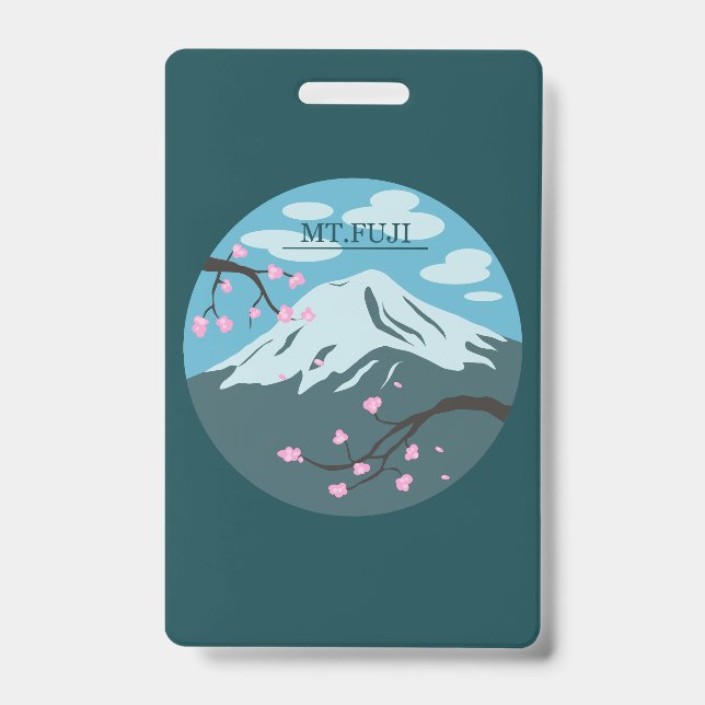 Tarjeta De Identificación Monte Fuji (Parte frontal)