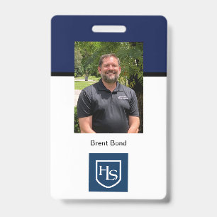 Tarjeta De Identificación Muestra de la Escuela Highlands 5