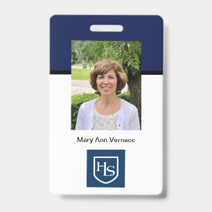 Tarjeta De Identificación Muestra de la Escuela Highlands B