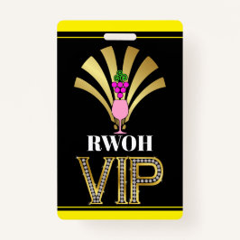 Tarjeta De Identificación Mujeres reales de ... Lanyard Badge