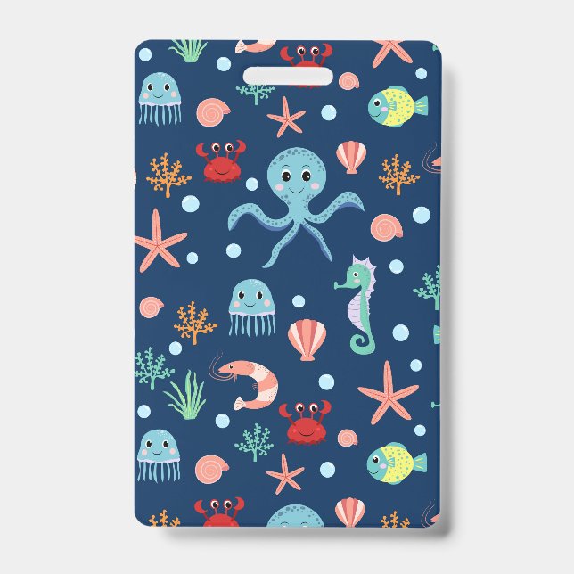 Tarjeta De Identificación Mundo del Mar (Front)