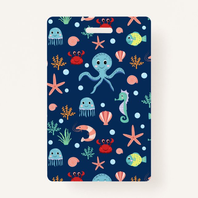 Tarjeta De Identificación Mundo del Mar (Anverso)