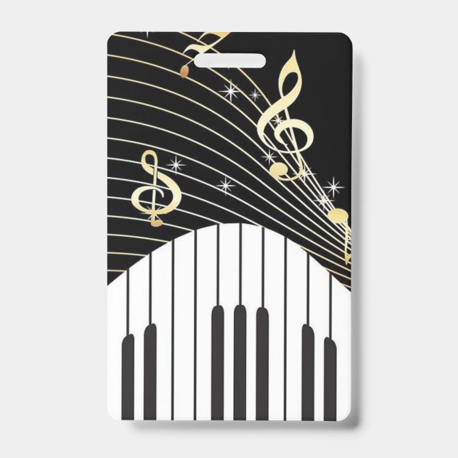 Tarjeta De Identificación Música (Parte frontal)