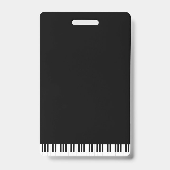 TARJETA DE IDENTIFICACIÓN MÚSICA DE PIANO (Parte frontal)