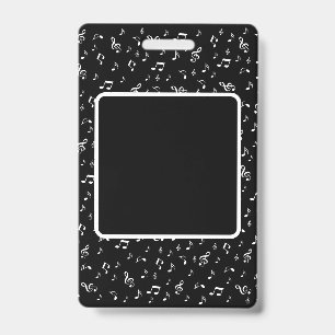 Tarjeta De Identificación música, nota, clave, banda, símbolo, brillante, el