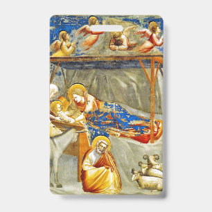 Tarjeta De Identificación Natividad Nacimiento de Jesús