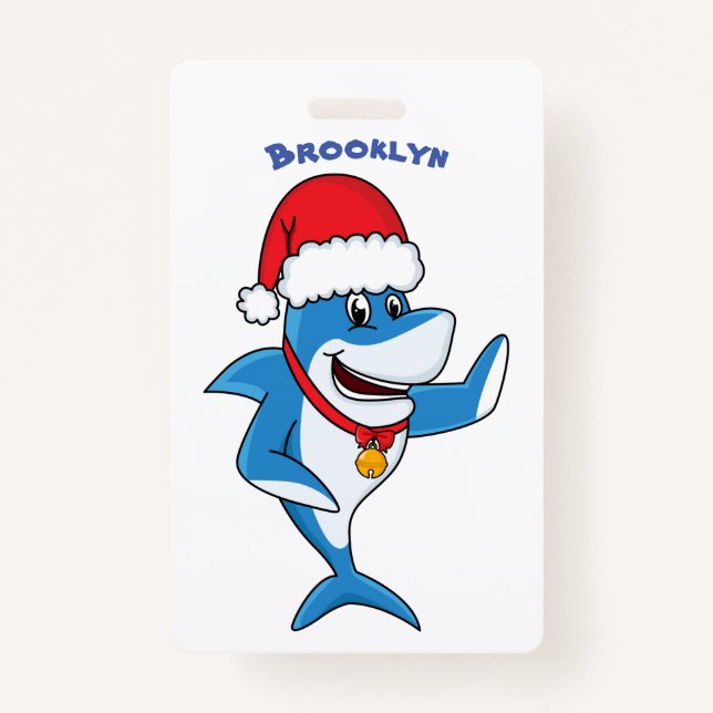 Tarjeta De Identificación Navidades divertidos ilustracion personalizado de  (Anverso)