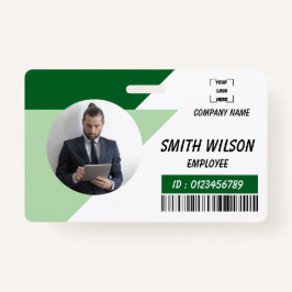 Tarjeta De Identificación Navy | Employee Photo ID Company Security Badge