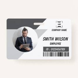 Tarjeta De Identificación Navy | Employee Photo ID Company Security Badge