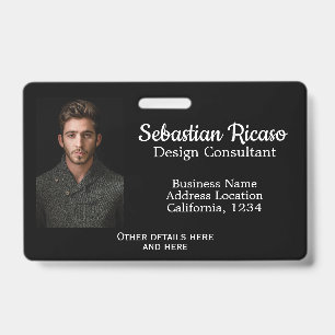 Tarjeta De Identificación Negocio personalizado personalizado