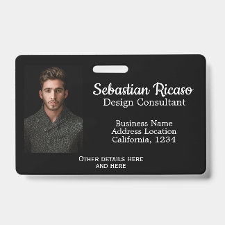 Tarjeta De Identificación Negocio personalizado personalizado
