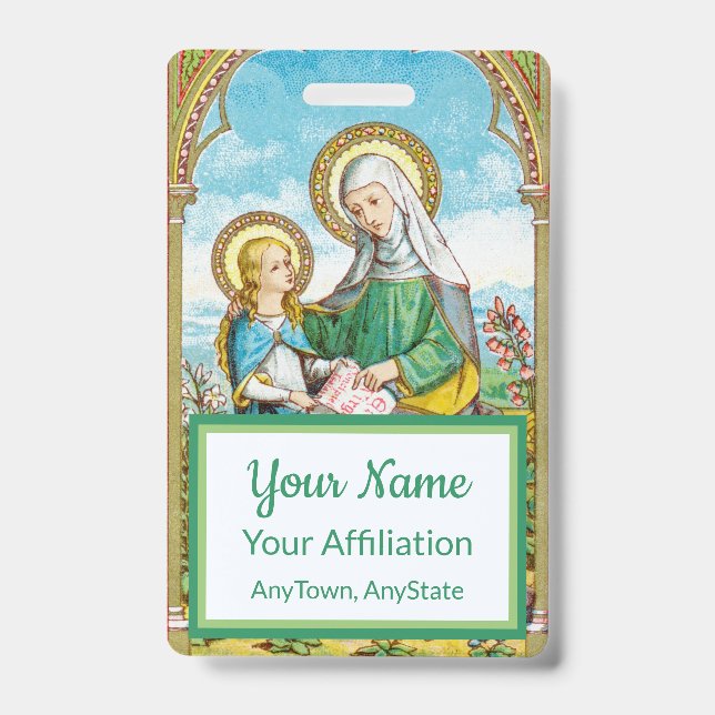 Tarjeta De Identificación NeoGothic St. Anne y Young Mary (SAU 29) (Parte frontal)